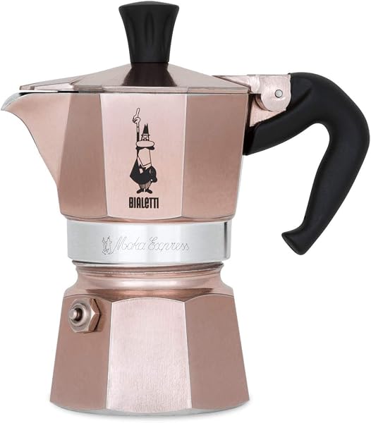 Bialetti Moka Express 3 Xícaras Rose Gold